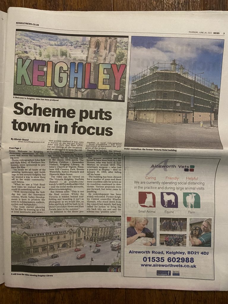 PAge 3 Keighley News The Victoria project